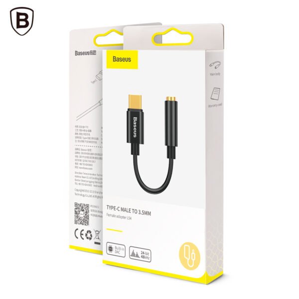 Adaptador de Audio Baseus Usb Tipo C a Jack 3.5 mm