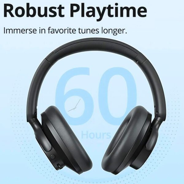 Audífonos Inalámbricos Tronsmart Sounfii Q20 Bluetooth 5.3 Color Negro (5) Audifonos Bluetooth Tronsmart Q20 ANC Bluetooth 5.3 60 Horas