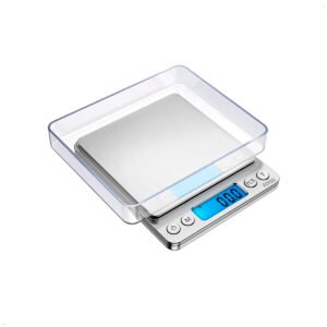 Balanza Portatil Gramera 0.1g a 2000g 2 kg Digital Joyeria Joya Cocina