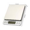 Balanza Portatil Gramera 0.1g a 2000g 2 kg Digital Joyeria Joya Cocina