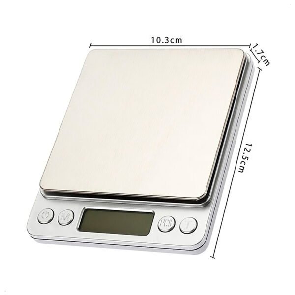 Balanza Gramera 0.1gr a 2 KG (8) Balanza Portatil Gramera 0.1g a 2000g 2 kg Digital Joyeria Joya Cocina