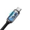 Cable Baseus 100w 2 metros USB C a C con Pantalla