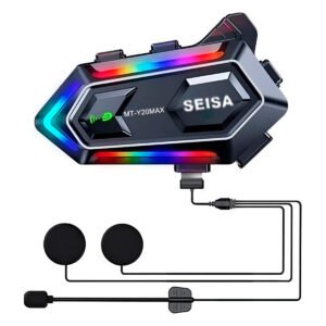 Intercomunicador Seisa MT-Y20MAX Micrófono Bluetooth 5,3