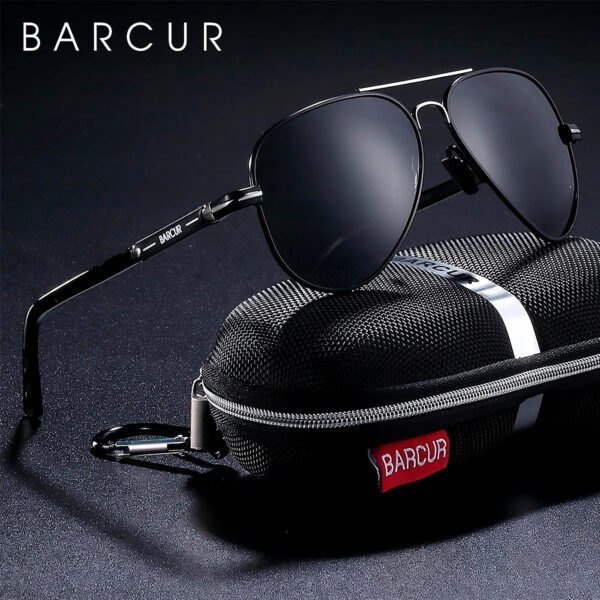 Lente de Sol Aviador Barcur Polarizado Proteccion UV 400 (8) Lentes de Sol Barcur 8721 Polarizado con Proteccion UV 400