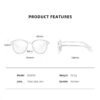 Lentes de Sol Mujer Barcur 8705 Polarizado Proteccion UV 400
