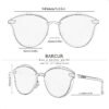 Lentes de Sol Mujer Barcur 8705 Polarizado Proteccion UV 400