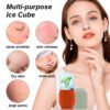 Rodillo Facial Masaje De Hielo Silicona X 2 Unidades