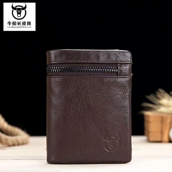 Billetera Cartera Cuero Genuino Hombre Bullcaptain