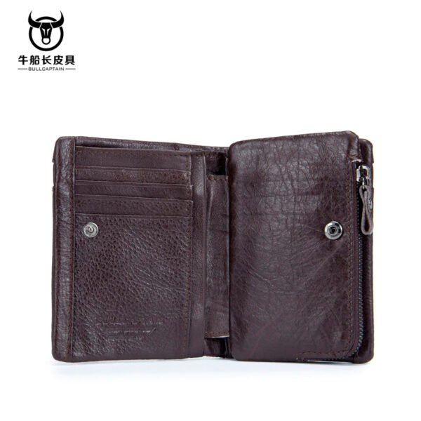 Billetera Cartera Cuero Genuino Hombre Bullcaptain