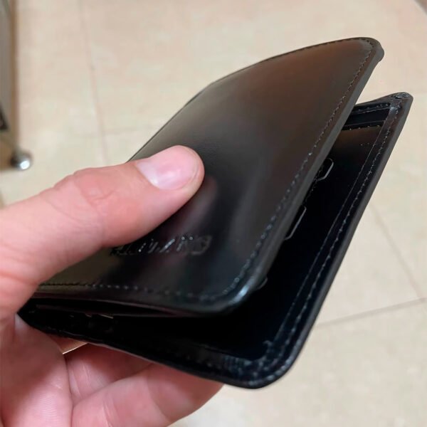 Billetera Manbang Cartera Clásico Billetera Cuero Genuino