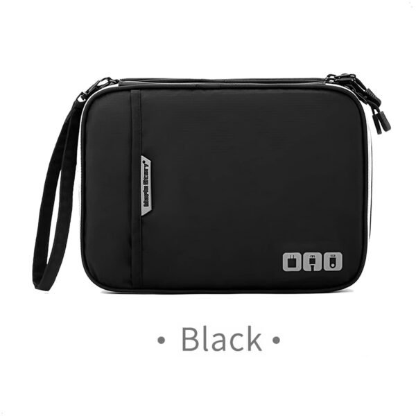 Bolsa de almacenamiento Valuewin Negro (2) Bolsa Almacenamiento Valuewin Bolsa De Viaje Para Cables