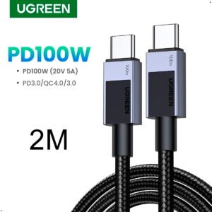 Cable Baseus 100w Tipo C a C 2m Cafule Series Nylon Trenzado