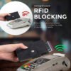 Billetera Cartera Tarjetero Airtag Monedero Con Rfid