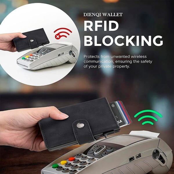 Carteras Rfid de fibra de carbono para hombre, Mini tarjetero delgado de lujo para Airtag, billeteras para hombre, rastreador de etiquetas de aire, monedero minimalista (8) Billetera Cartera Tarjetero Airtag Monedero Con Rfid