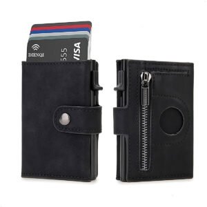 Billetera Cartera Tarjetero Airtag Monedero Con Rfid