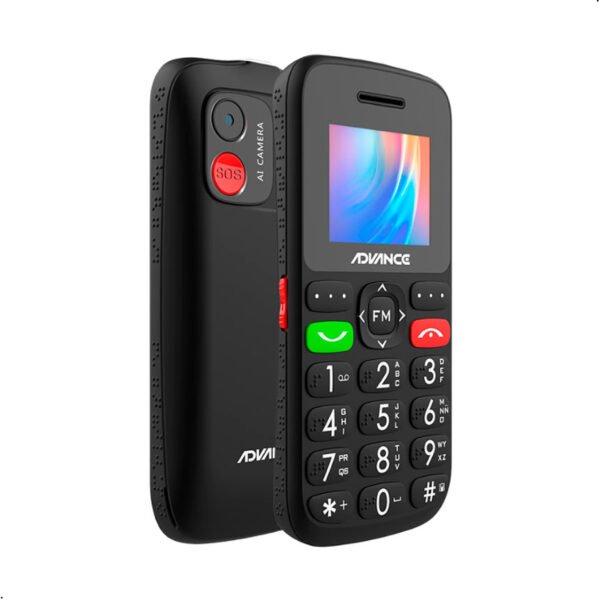 Celular Advance Hollogram HL2460 4G Adulto mayor con boton SOS (1) Celular Advance 4g Adulto Mayor Teclas Grande Boton SOS
