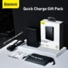 Baseus Power Bank 2 En 1 Gan Charger 10,000mah 45w Cargador