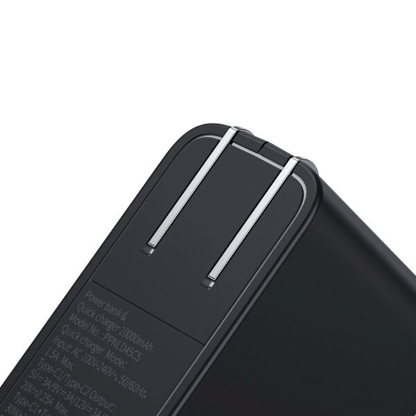 Baseus Power Bank 2 En 1 Gan Charger 10,000mah 45w Cargador