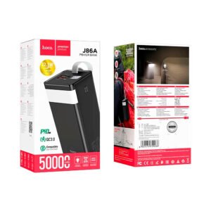 Power Bank Hocoj86a Cargador Portatil 50000 Mah Con Lampara