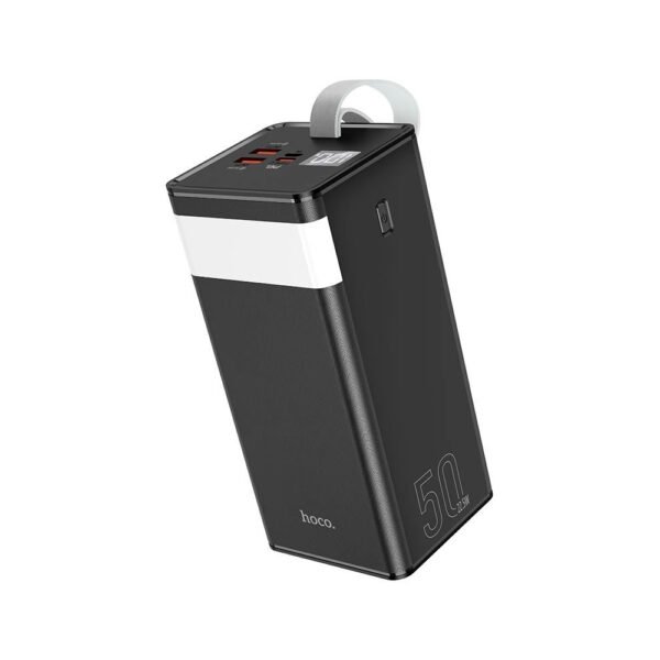 (3) Power Bank Hocoj86a Cargador Portatil 50000 Mah Con Lampara