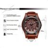 Reloj Para Hombre Moda Curren 8225, Diseño Elegante
