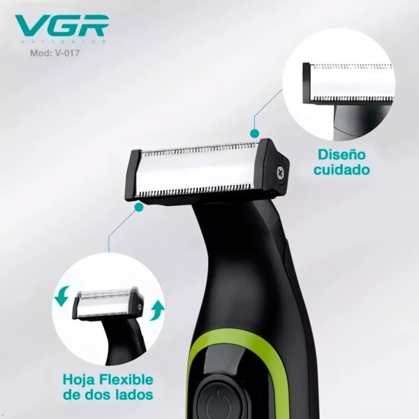 Afeitadora Electrica Shaver Rasuradora Vgr V-017 Recargable Usb (2) Afeitadora Electrica Shaver Rasuradora Vgr Recargable
