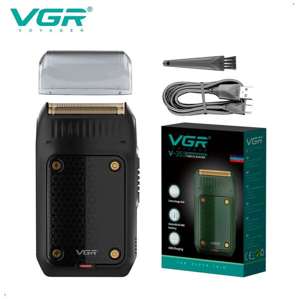 Afeitadora Eléctrica Hombre Shaver Vgr V-353 Portatil Usb