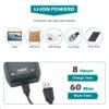 Afeitadora Eléctrica Hombre Shaver Vgr V-353 Portatil Usb