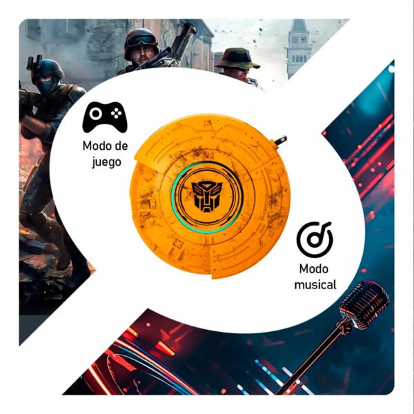 Audifono Transformers Bumblebee TF-T31 Bluetooth 5.4 Inalambrico (14) Audifonos Auriculares Bluetooth Transformer Bumblebee TF T31