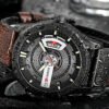 Reloj Clasico Curren Modelo 8301 Para Hombre Pulsera Cuero Marrón