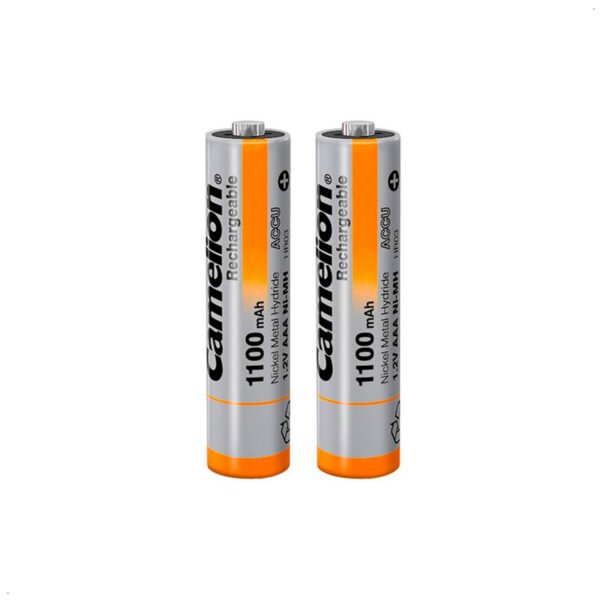 Cargador Pilas Recargables Camelion 1100 mAh (3) Pila Camelion Aaa Recargable De 1100mah Pack 4 Unid