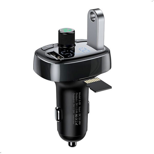 Cargador Transmisor Fm Mp3 Baseus Cigarrera Auto Carro