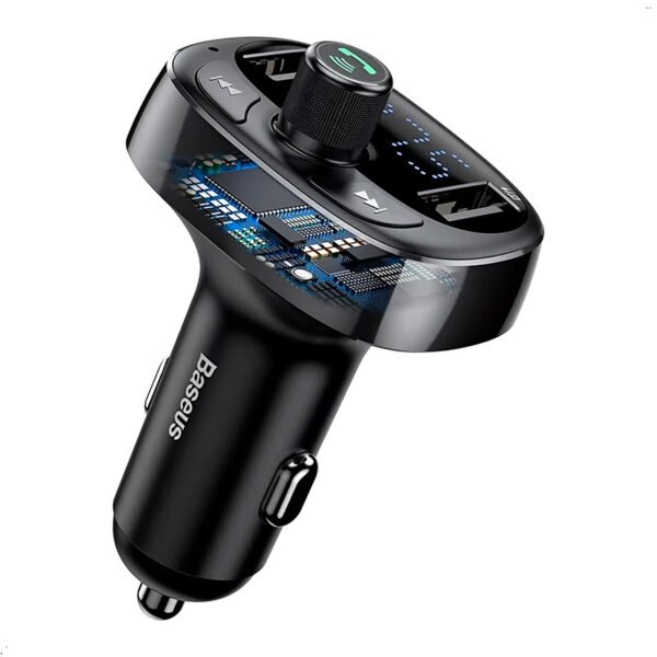 Cargador Transmisor Fm Mp3 Baseus Cigarrera Auto Carro