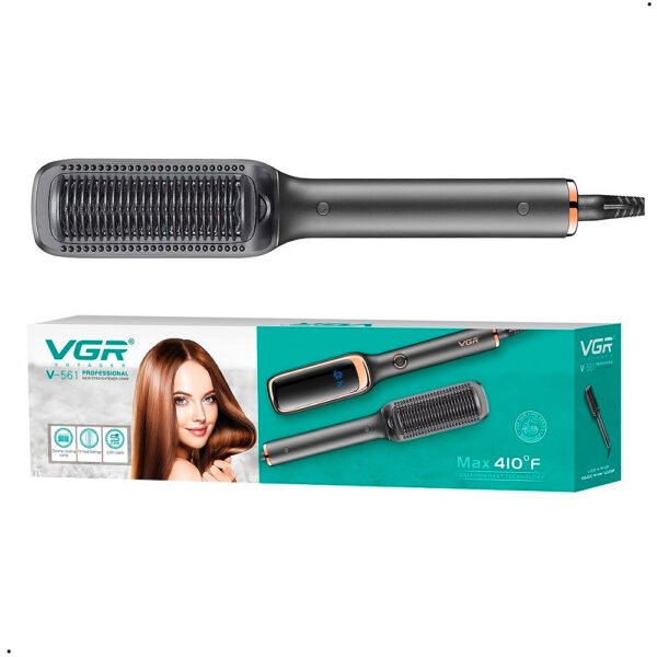 Peine Plancha Cepillo Alisador Peine Electrico Vgr V-561