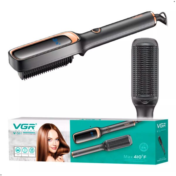 Peine Plancha Cepillo Alisador Peine Electrico Vgr V-561