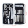 Set Manicure Pedicure Estuche 16 En 1 Kit Acero Inoxidable