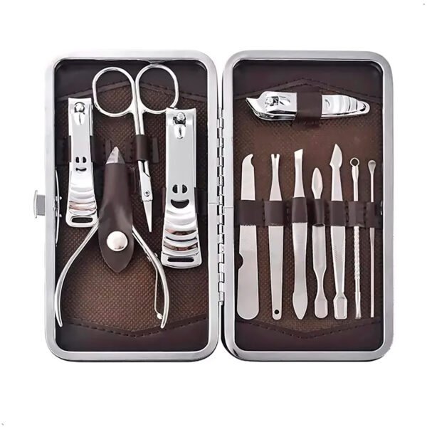 Set Manicura 12 Pzas Y Pulidor De Uñas Eléctrico