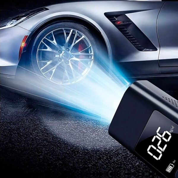 Inflador Portatil Seisa AF-C03 Llantas Compresor Digital Moto Carro Pelota
