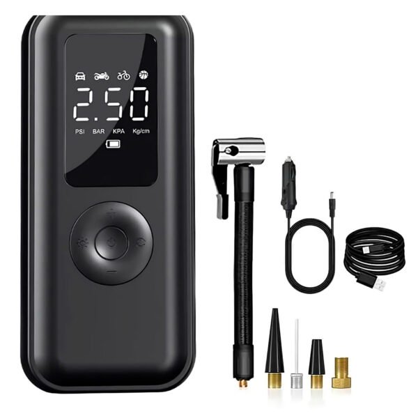 Inflador Portatil Seisa AF-C03 Llantas Compresor Digital Moto Carro Pelota