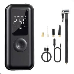 Inflador Portatil Seisa AF-C03 Llantas Compresor Digital Moto Carro Pelota