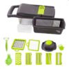 Cortador Picador De Alimentos Rallador Manual 14 En 1