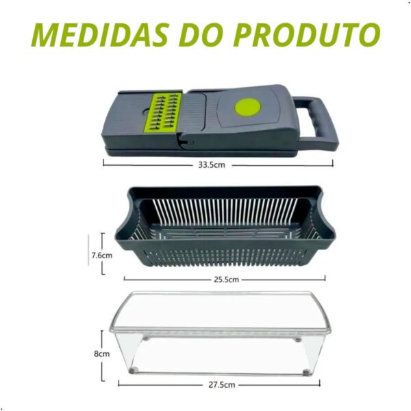 Cortador de verduras multifunción 14 en 1. Esta picadora de alimentos es una opción perfecta para ahorrar tiempo y mantenerte seguro. El cortador de verduras es muy bueno (4) Cortador Picador De Alimentos Rallador Manual 14 En 1