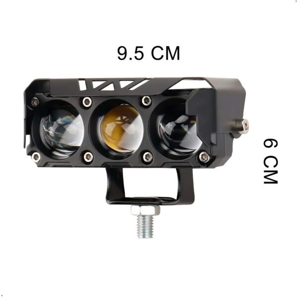 Luces Exploradoras Ambar Y Blanca Moto Camioneta X 2 Unids