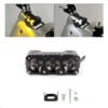 Luces Exploradoras Ambar Y Blanca Moto Camioneta X 2 Unids