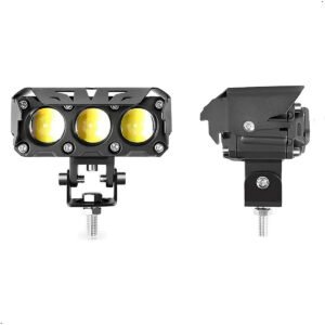 Luces Exploradoras Ambar Y Blanca Moto Camioneta X 2 Unids