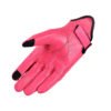 Guantes De Cuero Rosa Moto Motociclista Tactil Cuero Genuino
