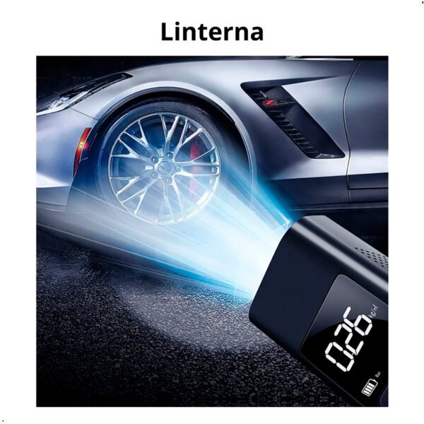 Inflador de Llantas Multifuncional Compresor de Aire Portátil Seisa AF-C04 (4) Compresor Inflador Portati Seisa Af-c04 Moto Bicicleta Auto