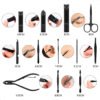 Set Manicura Pedicura con Estuche 12 Piezas Acero Inoxidable