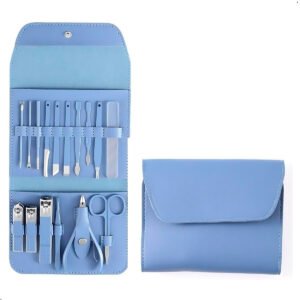 Set Manicura Pedicura En Acero Inoxidable 16 Piezas