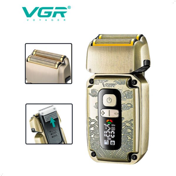 Maquina Corte Cabello VGR Combo V 642 Inalambrico (2) Maquina Corte Cabello Vgr-642 Combo 3 En 1 Inalambrico